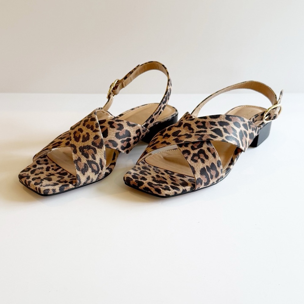 Maeve By Anthropology Crisscross Slingback Sandals - Picture 3 of 8